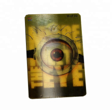 custom plastic Lenticular sheet Printing picture play card